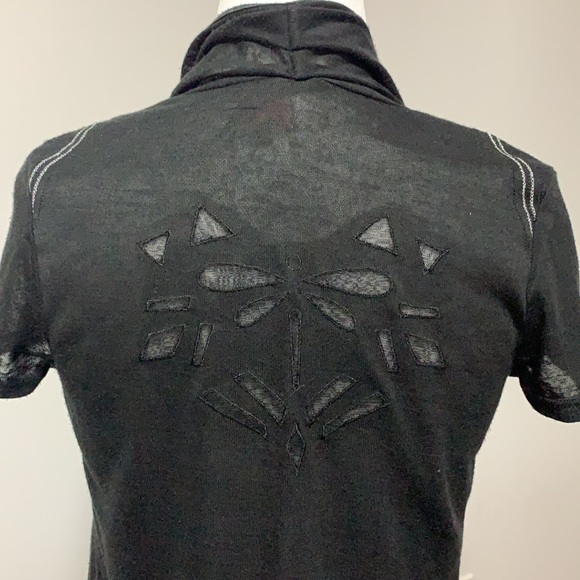 Vintage LMV Short-Sleeve Open Front Cardigan - Picture 7 of 12